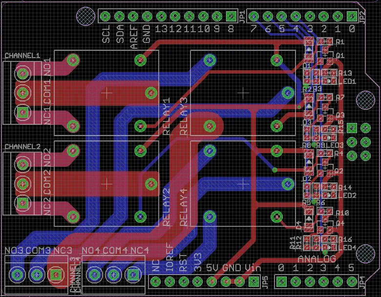 Shield de Relé V3 para Arduino – Haga clic para ampliar