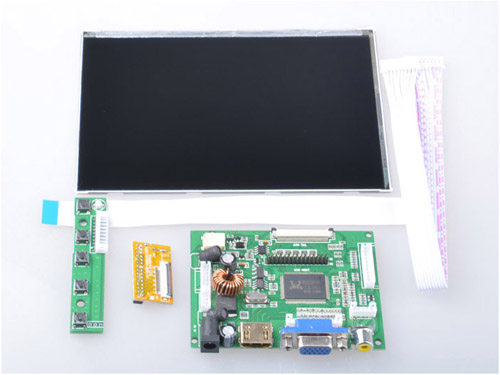 7'' HDMI 1.280 x 800 IPS Display - Zum Vergrößern klicken