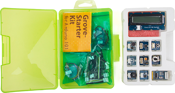 Kit de démarrage pour Grove Arduino/Genuino 101- Cliquez pour agrandir