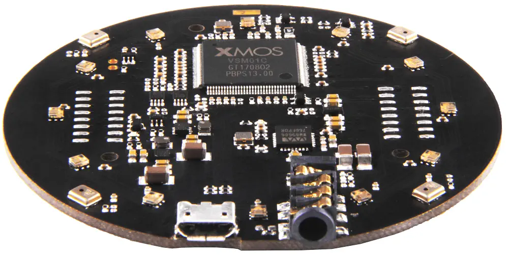 SeeedStudio ReSpeaker Mic Array v2.0 - Fernfeld mit 4 PDM-Mikrofonen - Zum Vergrößern klicken