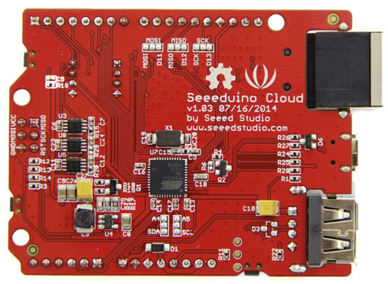 Seeedstudio Cloud Arduino Yun Compatible openWRT Controller - Click to Enlarge