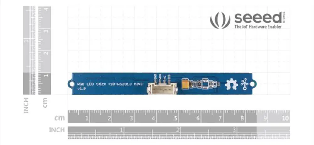 Vara LED 10 RGB de Seeedstudio Grove