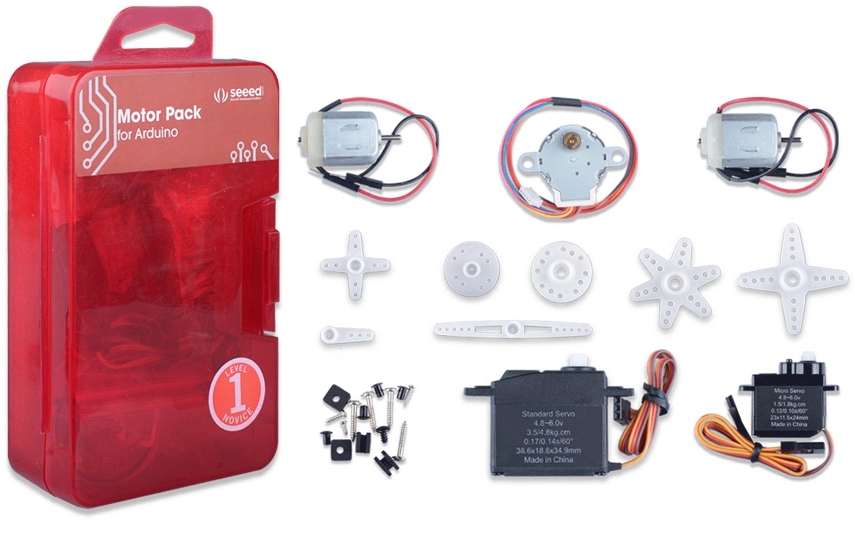 SeeedStudio Motor Pack for Arduino- Click to Enlarge