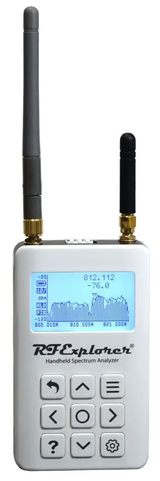 RF Explorer Handheld Digital Spectrum Analyser - ISM Combo Plus- Click to Enlarge