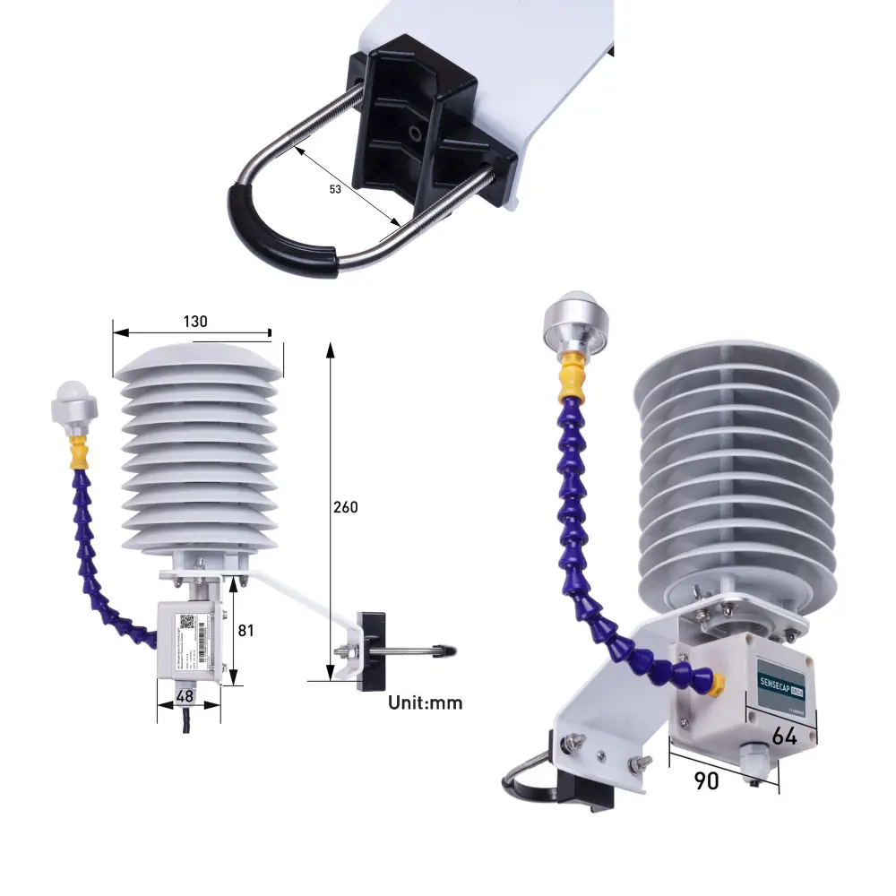 Sensor Meteorológico ORCH S4 4 en 1 de Seeedstudio (Temperatura/Humedad/Presión/Luz) - Haga Clic para Ampliar