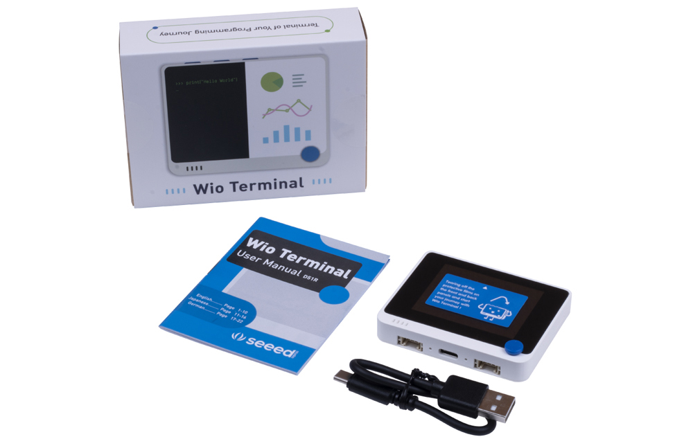 Wio Terminal ATSAMD51 Core w/ Realtek RTL8720DN BLE 5 & Wi-Fi 2.4G/5G Dev Board - Click to Enlarge