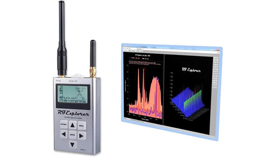 Combiné RF Explorer 6G de SeeedStudio - Cliquez pour agrandir