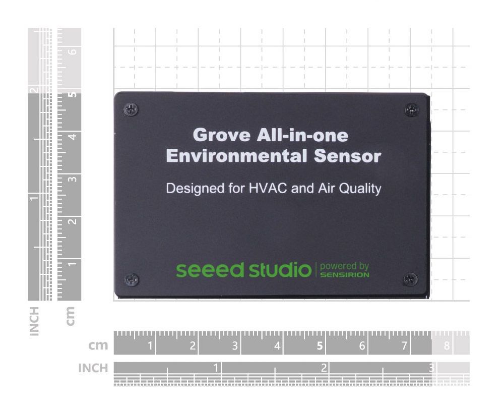 Grove SEN54 All-in-One Environmental Sensor - VOC, RH, Temp, PM1.0/2.5/4/10 - Click to Enlarge
