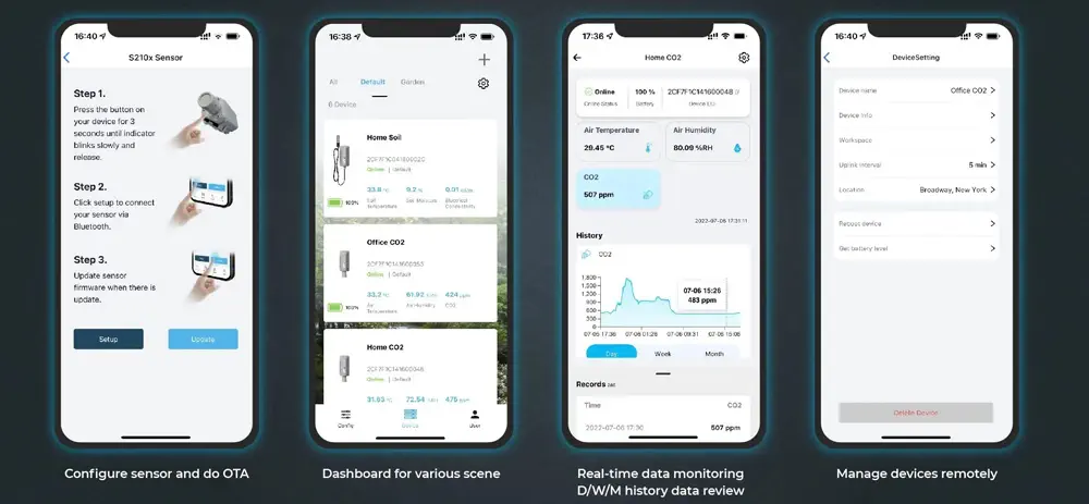 Seeedstudio SenseCAP S2105 LoRaWAN Soil Moisture, Temperature & EC Sensor - Click to Enlarge