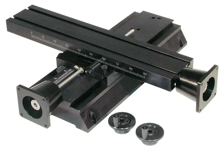 Sherline 12-Inch Deluxe Tafelmodel Frees XY Basis CNC Klaar - Afmetingen