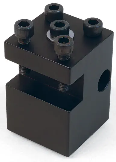Rear-Mount 3/8-Inch Insert Tool Post - Dimensions
