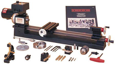 Sherline 4400 Tabletop 3.5" x 17" Manual Lathe Complete Package (inch)