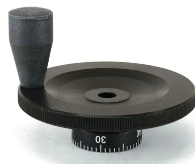 Oversize 2-1/2-Inch Handwheels Y Axis - Dimensions
