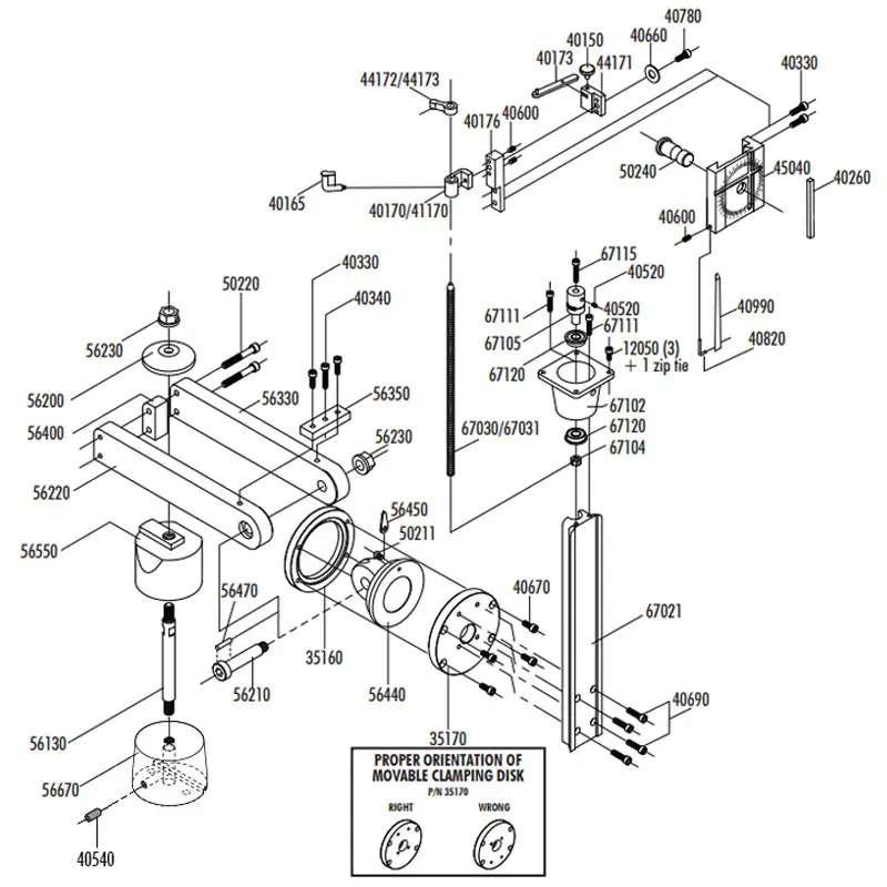 Lathe Multi-Direction Vertical Milling Column CNC Ready - Parts