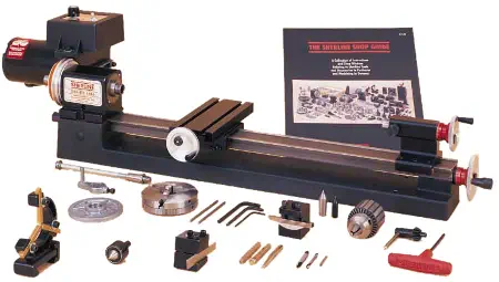 Sherline 4400 Tabletop 3.5" x 17" Manual Lathe Complete Package (metric)