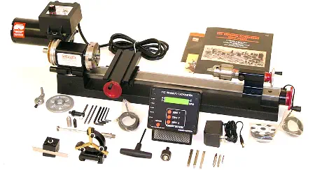 Sherline 4400 Series Tabletop 3.5" x 17" Manual Lathe Complete Package w/ Digital Readout (metric)