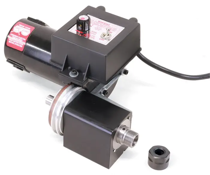Flat-Base Headstock with 90-Volt DC Motor ER-16 - Parts