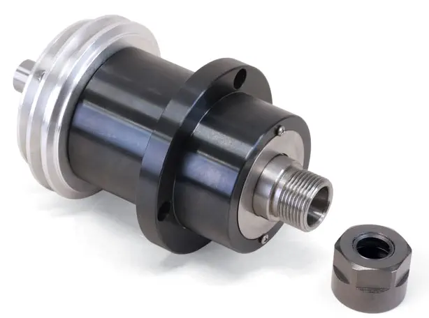 Flanged Cartridge Spindle ER-16 V Belt - Dimensions