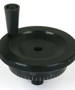 2″ Industrial Handwheel Metric Against Plain Background - Dimensions