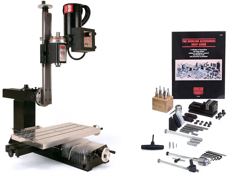 Ensemble A Fraiseuse Verticale NexGen 18 po Sherline Série 5800 (Métrique)