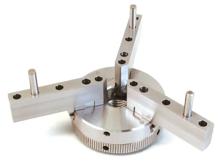 Master Kaken & Top Kaken voor Laser Pin Kaak Chuck - Afmetingen