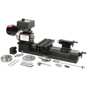 Sherline Handmatige 8-Inch Tafelmodel Draaibank Pakket A (Metrisch) (EU)