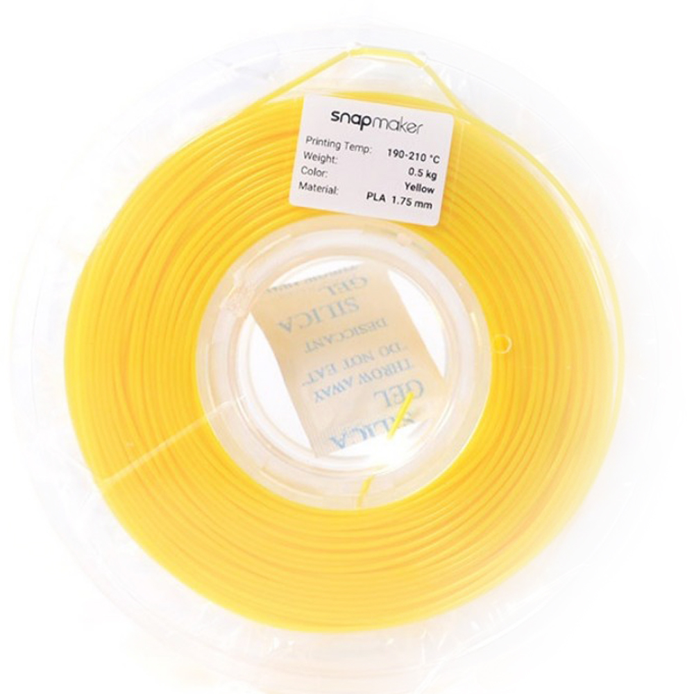 SnapMaker Yellow PLA 500g Spool 1.75mm Filament