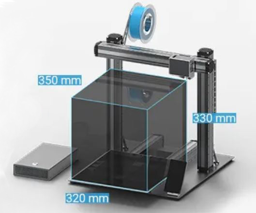 Imprimante 3D modulaire 3-en-1 Snapmaker 2.0 A350 - Cliquez pour agrandir