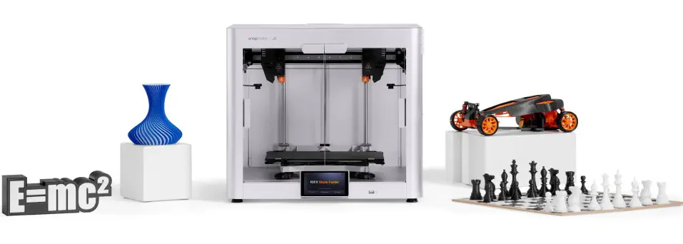 Imprimante 3D Snapmaker J1s à double extrudeuse haute vitesse (IDEX)