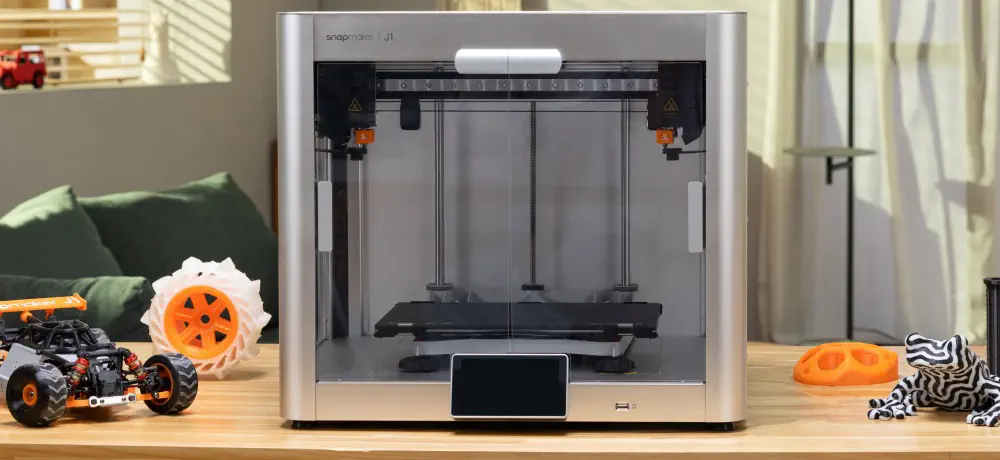 Imprimante 3D Snapmaker J1s à double extrudeuse haute vitesse (IDEX)