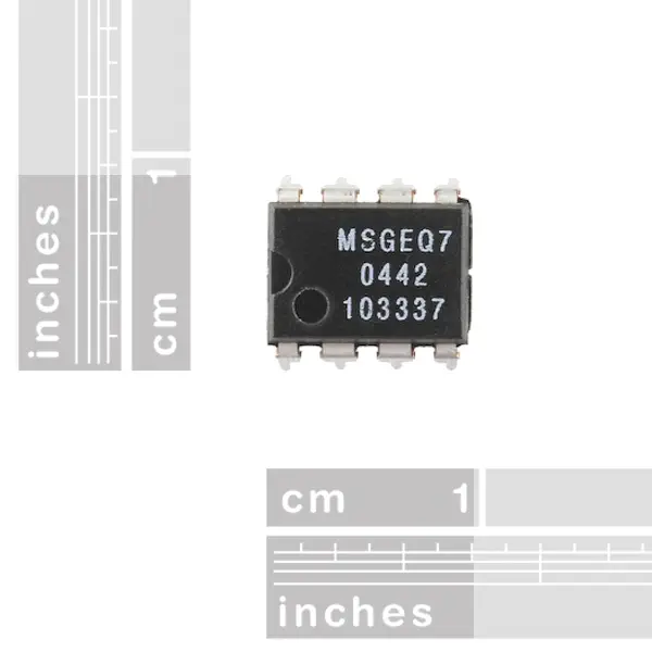 Chip Analizador de Frecuencia de Audio - MSGEQ7