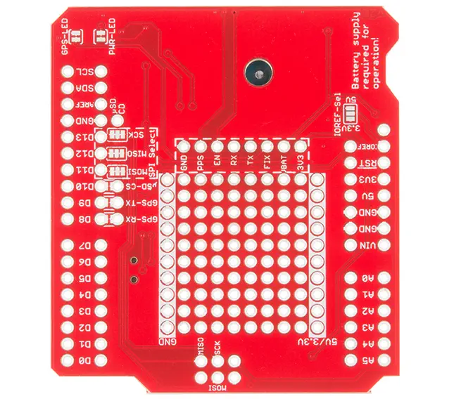 Registrador de Datos GPS para Escudo Arduino - Haga clic para ampliar