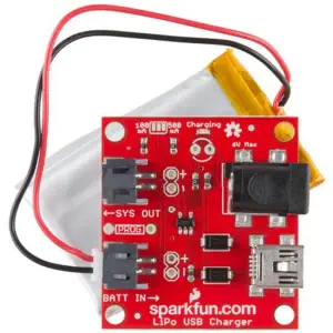 Chargeur LiPoly SFE  - Cellule Unique, Entrée 3,7-7 V