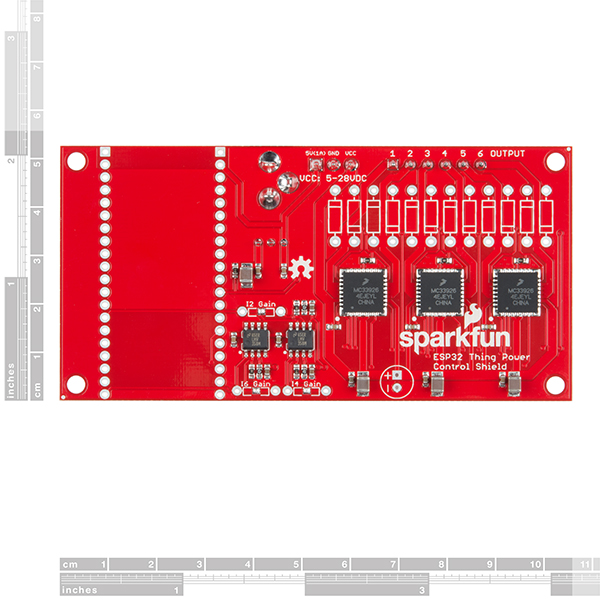 SparkFun ESP32 Thing Power Control Shield- Click to Enlarge