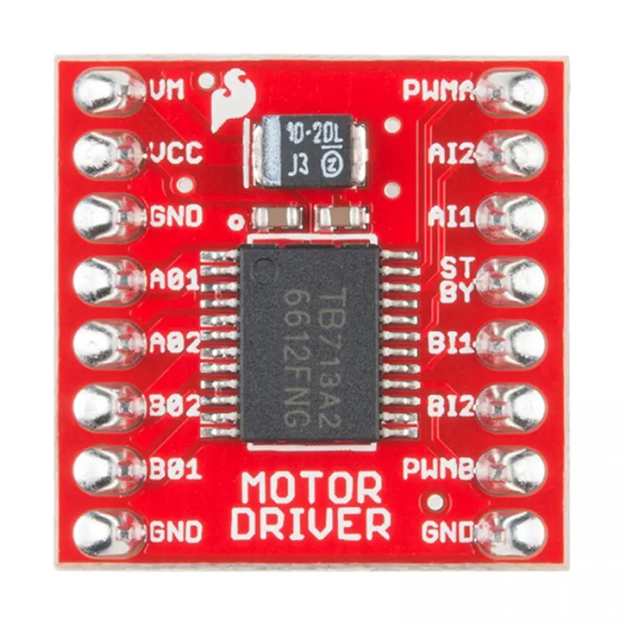 Motor Driver - Dual TB6612FNG v2 (w/ Headers)