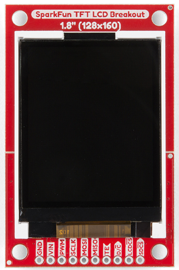 Placa Adaptadora de LCD TFT de 1,8 pulg. (128x160) SparkFun