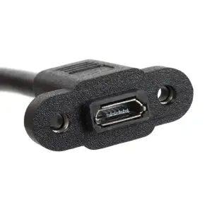 Câble d'extension USB Micro-B à montage sur panneau (6 pouces)
