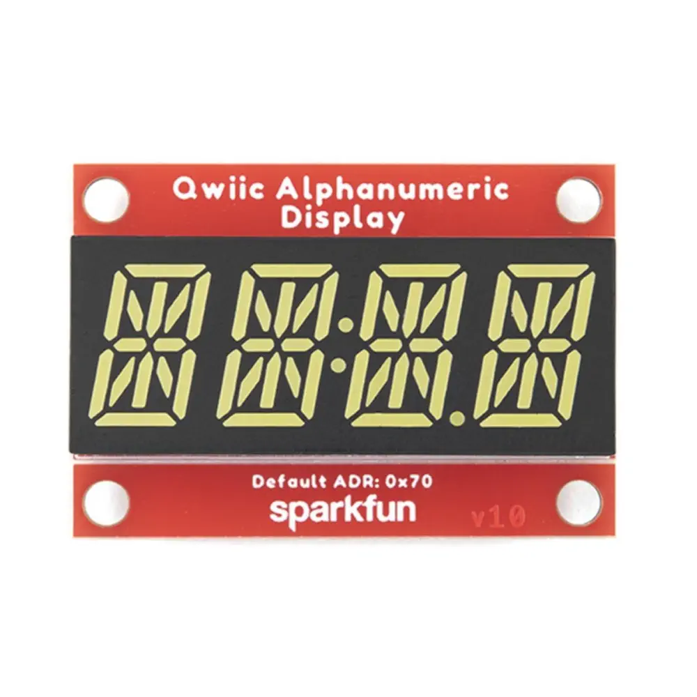 Écran Alphanumérique SparkFun Qwiic - Blanc
