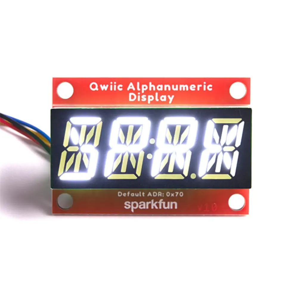 Écran Alphanumérique SparkFun Qwiic - Blanc