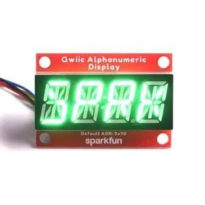 Écran Alphanumérique SparkFun Qwiic - Vert