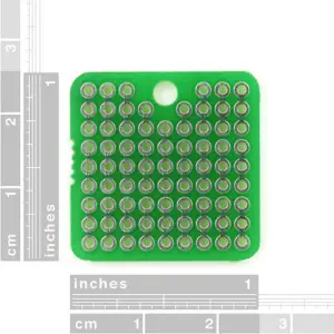Planche Prototypage Carée ProtoBoard 1 po. SFE (2pk)
