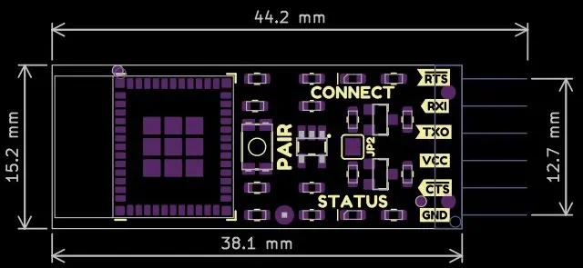 SparkFun BlueSMiRF V2 - Bluetooth Serial UART Link mit Headers (3,3V-5V)