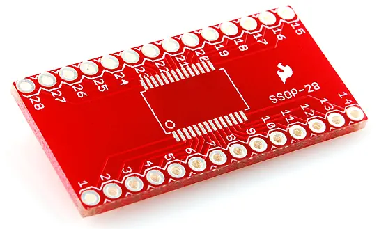 Adaptador SparkFun SSOP a DIP - 28-Pin