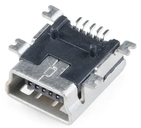 Conector SMD USB Mini-B