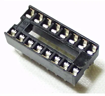 Dip Sockets Solder Tail - 16-Pin 0.3in