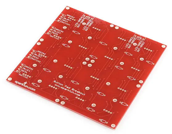 Button Pad 4x4 - Breakout PCB