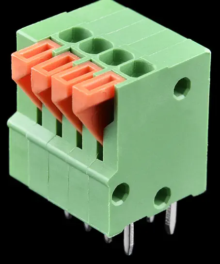 Terminales de Resorte - Montaje en PCB (4-Pin)