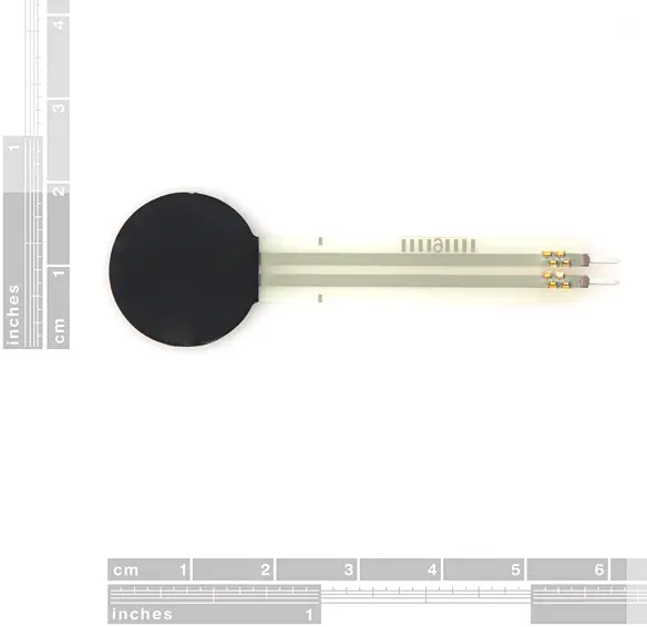 Resistor Sensible a la Fuerza 0.5 pulg. - Dimensiones recortadas