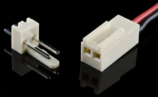 Ensamblaje de 2 Cables Molex Jumper - Partes recortadas