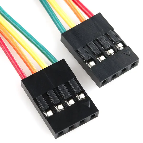 Jumper Wire - 0.1in., 4-pin, 6in.